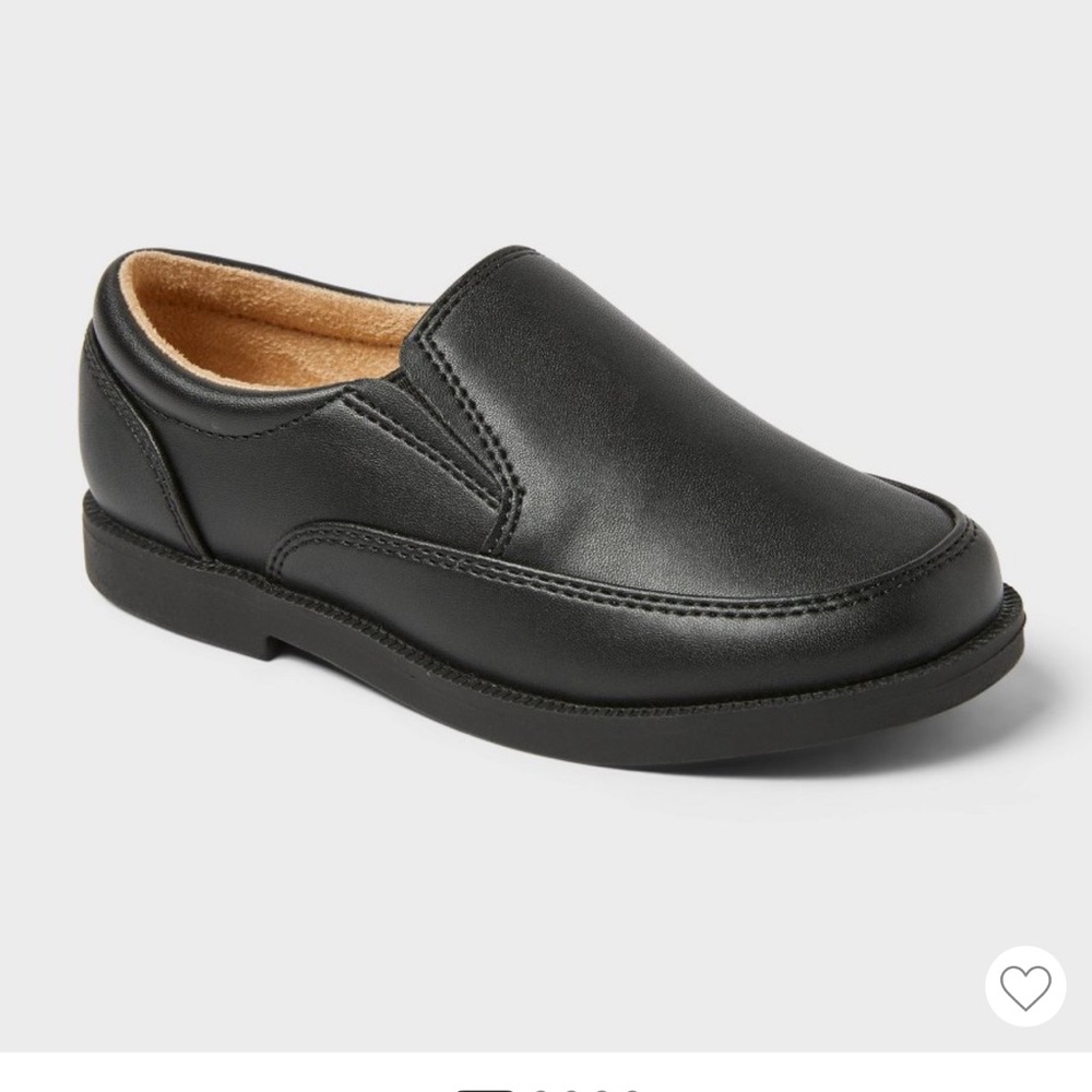 Cat & Jack Black Slip-On Loafers- size 9
